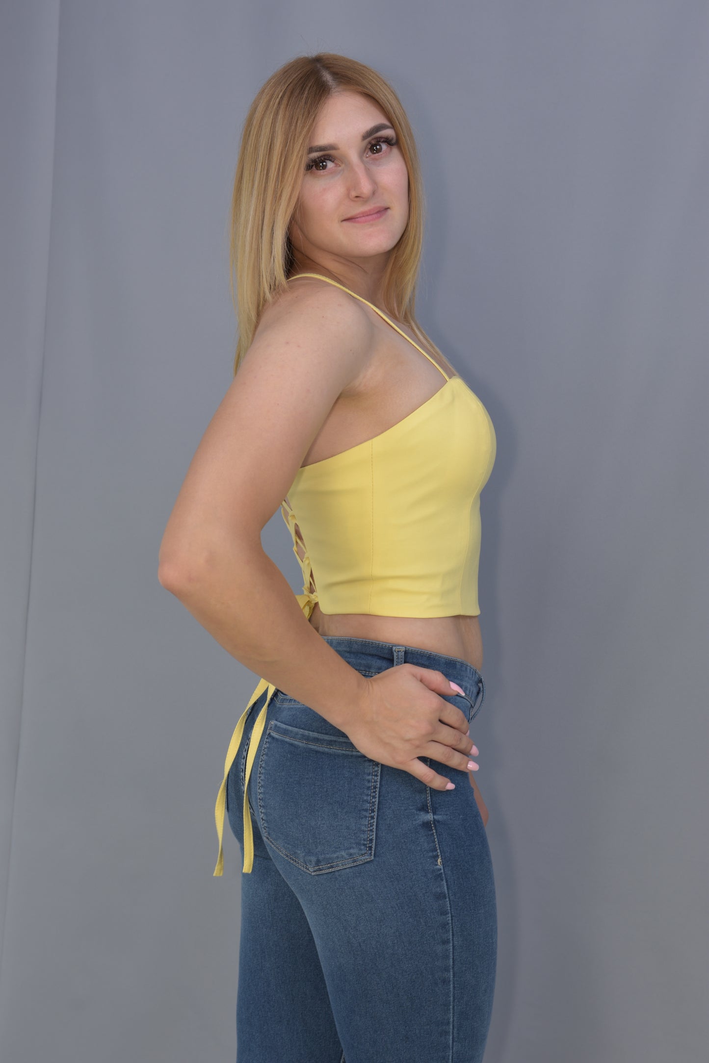 Top sznurowany Bella