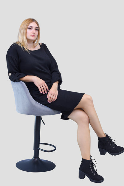 Katifra — sukienka „Autumn Cream” z dzianiny wiskozowej z angorą
