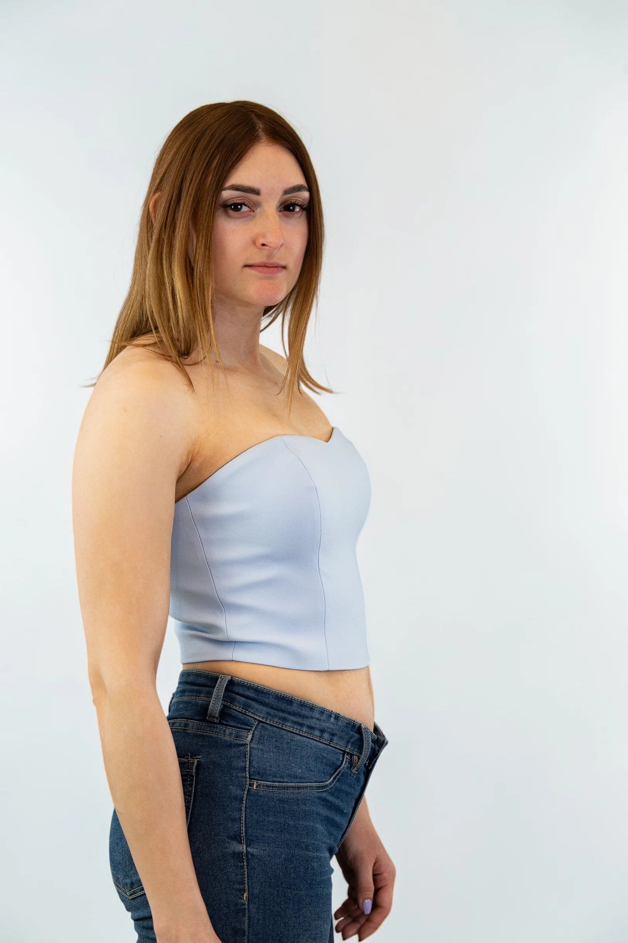 Top niebieski Bella
